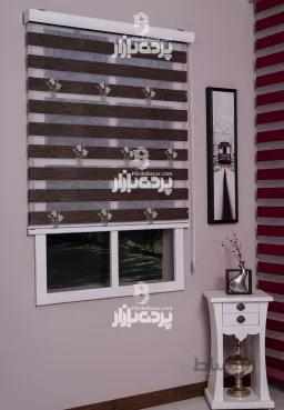 پرده زبرا مدل گلدوزی IPK 8442-Z V-05