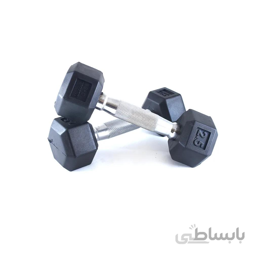 دمبل شش ضلعی 2.5 کیلویی