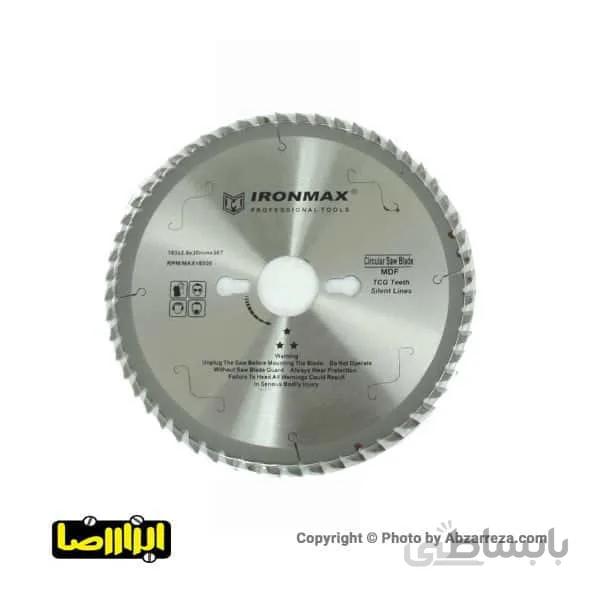 صفحه برش MDF آیرون مکس قطر 180 میلیمتر مدل ‏56T