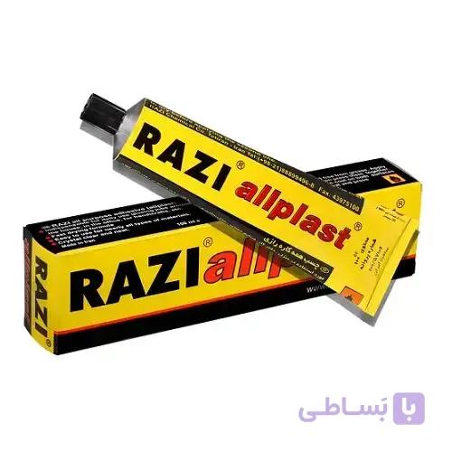 چسب همه کاره رازی مدل Allplast حجم 100 میلی لیتر