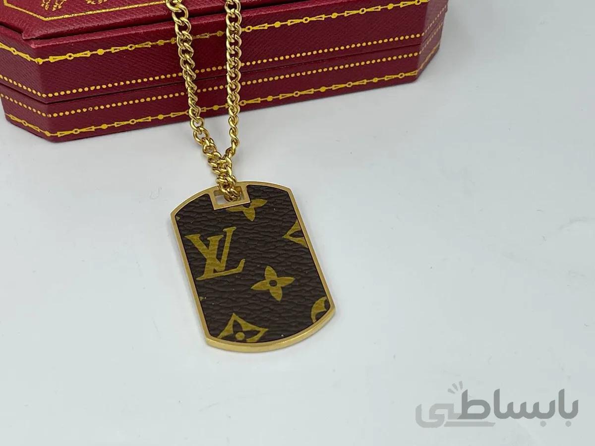 گردنبند لویی ویتون ارجینال دو رو