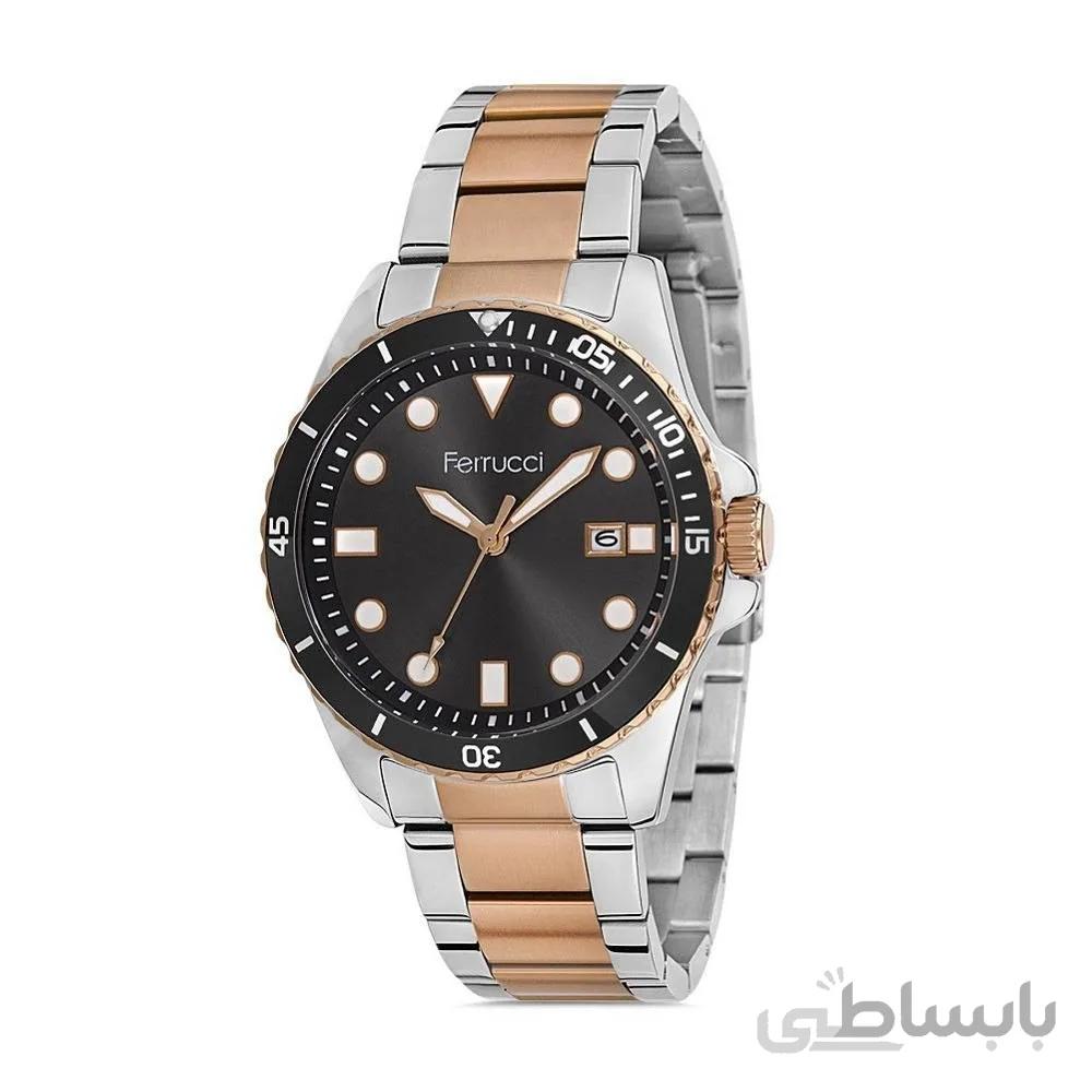 ساعت مچی عقربه ای مردانه برند فروچی Ferrucci مدل FC 13885TM.05
