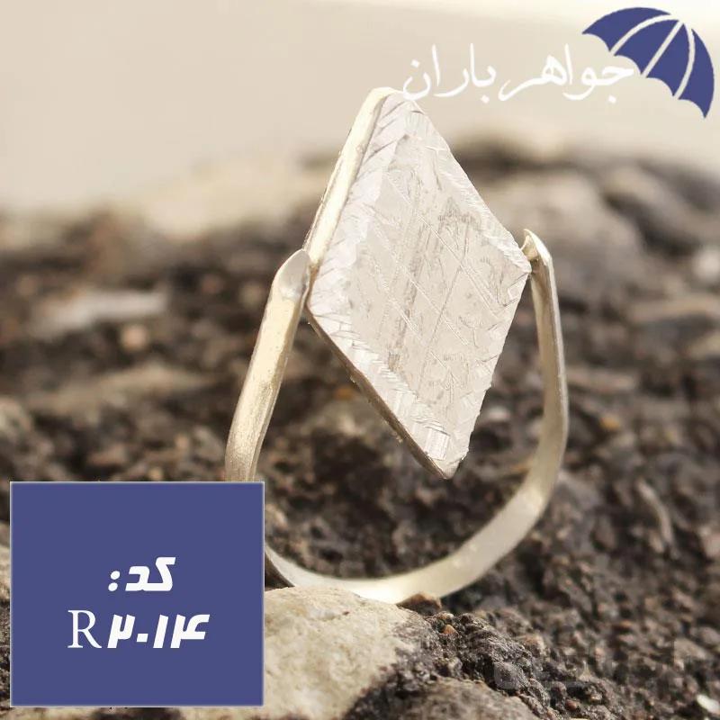 انگشتر نقره لوزی گردون دست ساز کد R_2014