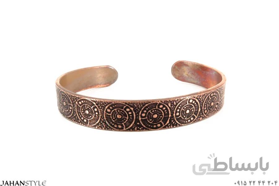 دستبند مسی مردانه و زنانه
