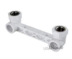 زانویی زوج یکسر بوشن فلزی آذین