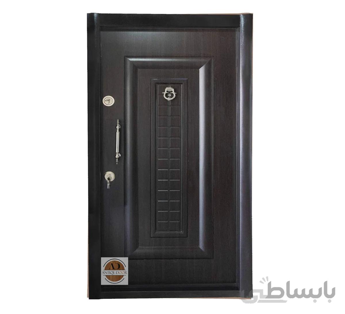 درب ضد سرقت ونوس پی وی سی ونگه - 110 *210 / راست بازشو
