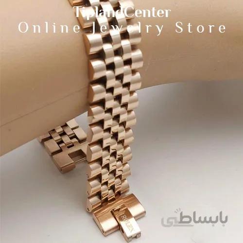 دستبند رولکس رزگلد ا Rolex Mens Bracelet