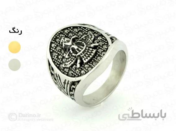 انگشتر مردانه فروهر زرتشت zarrin-r-51