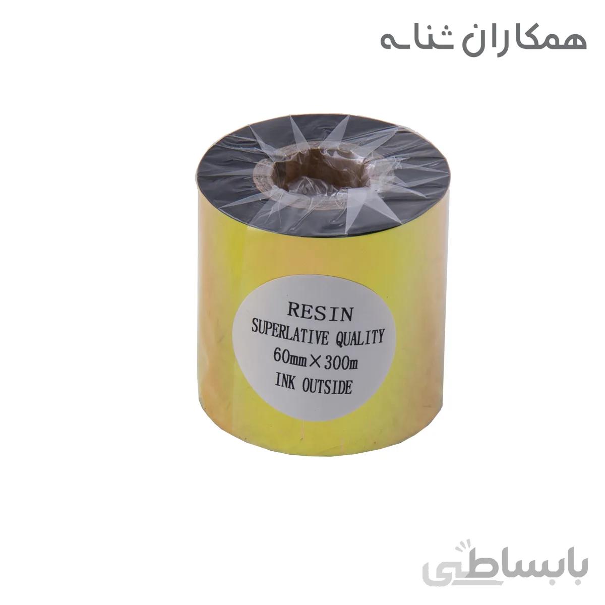 ریبون رزین - 60x300 - مشکی
