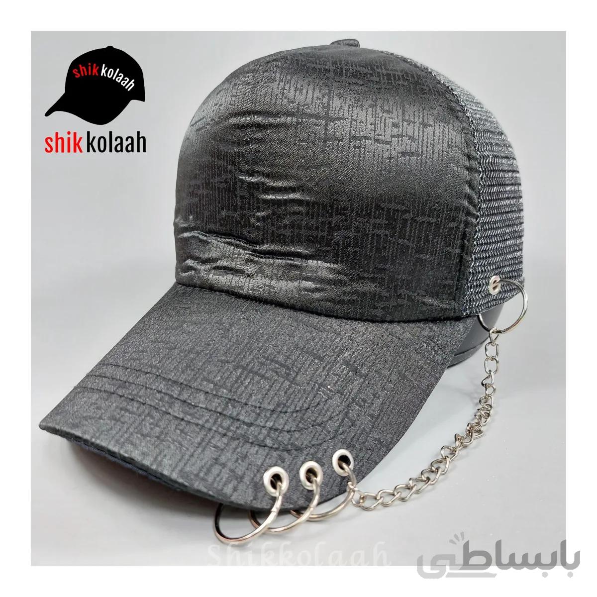 کلاه بیسبالی پرسینگ و زنجیردار - کد 3728