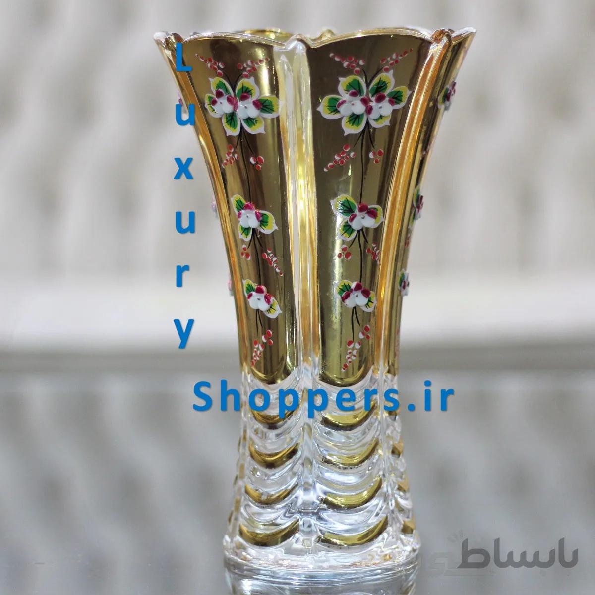 گلدان بزرگ طلایی چین