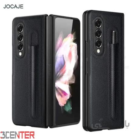 کاور چرمی محل قلم دار اورجینال GKK سامسونگ Galaxy Z FOLD 3