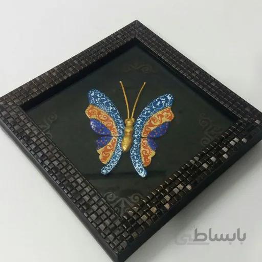 تابلو پروانه میناکاری سایز کوچک