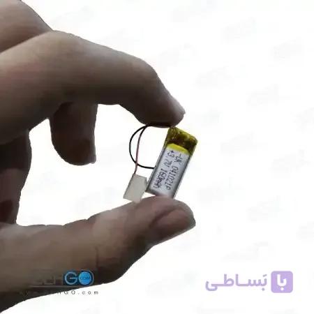 باتری هدفون بلوتوث لیتیومی تک سل 3.7V 160mAh دارای برد محافظ باطری کیفیت بالا 041021p 3.7v 160mah high quality battery