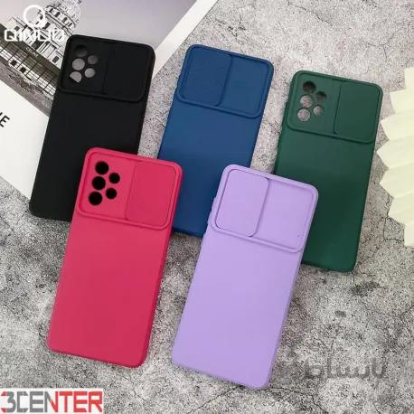 قاب سیلیکونی محافظ لنز دار Slide Camera Lens Case Samsung A32 4G