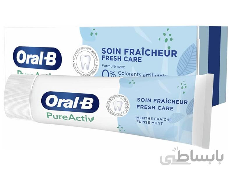 خمیر دندان اورال بی مدل PURE ACTIVE