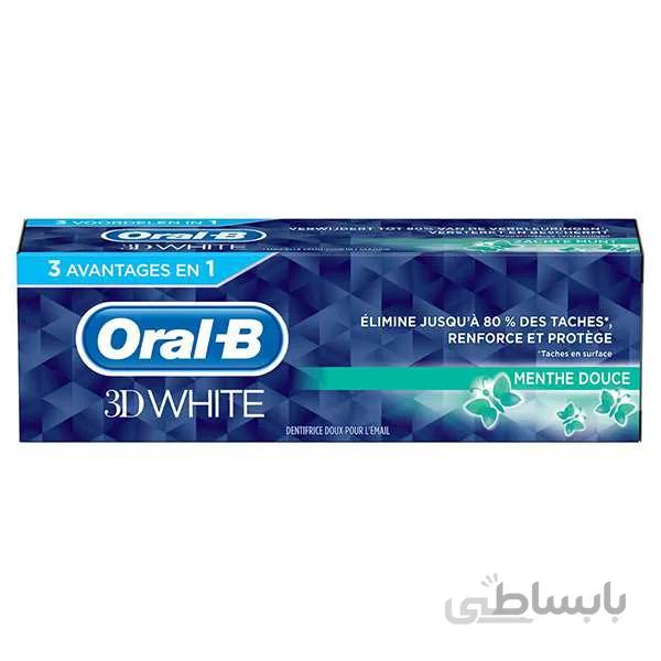 خمیر دندان اورال بی مدل 3D WHITE