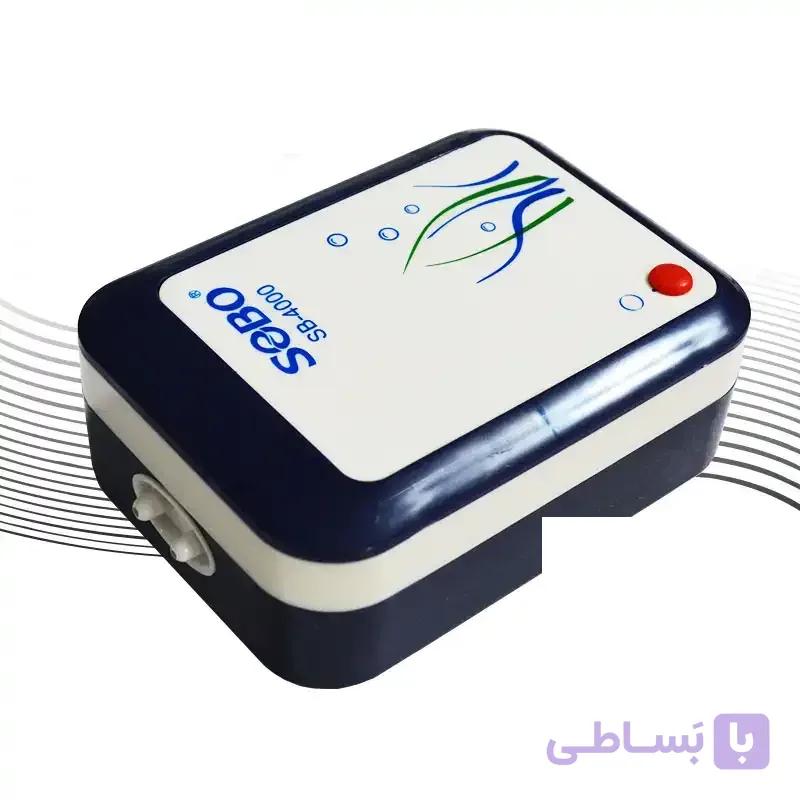 پمپ هوا شارژی USB دار ۲ خروجی SB-4000 سوبو