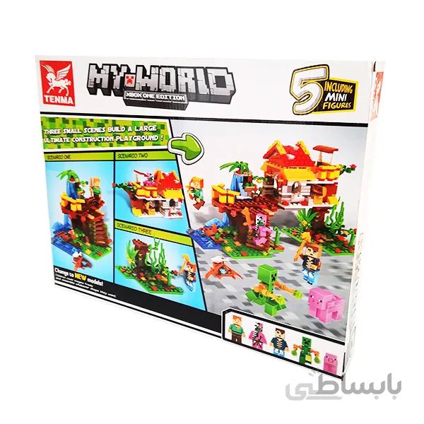 لگو ریز دنیای من my world تعداد قطعه 444
