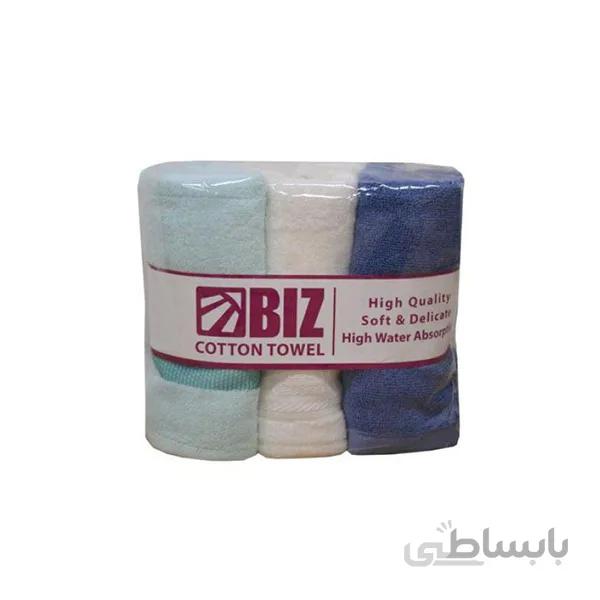 پک حوله دستی سه عددی BIZ