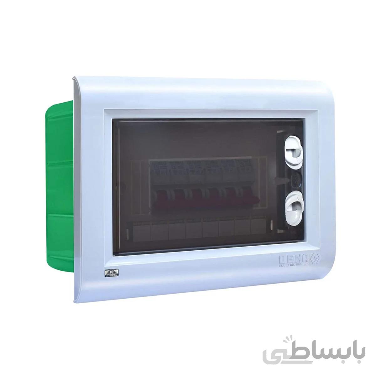 جعبه فیوز توکار 8 عددی همراه با شین نول دنا الکتریک