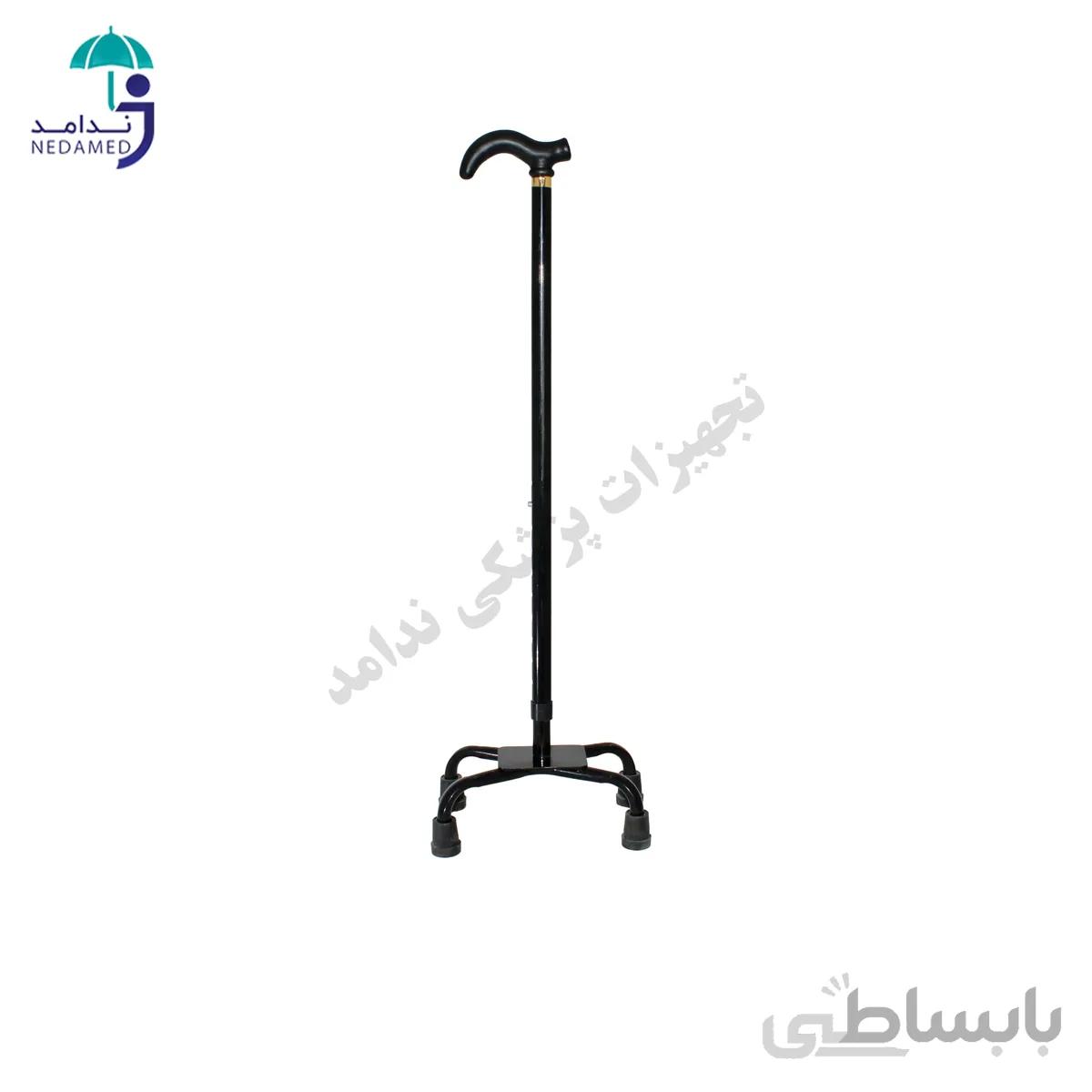 عصا چهار پایه مشکی