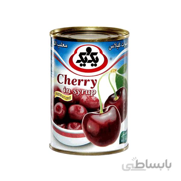 کمپوت گیلاس یک و یک قوطی - 420 گرم