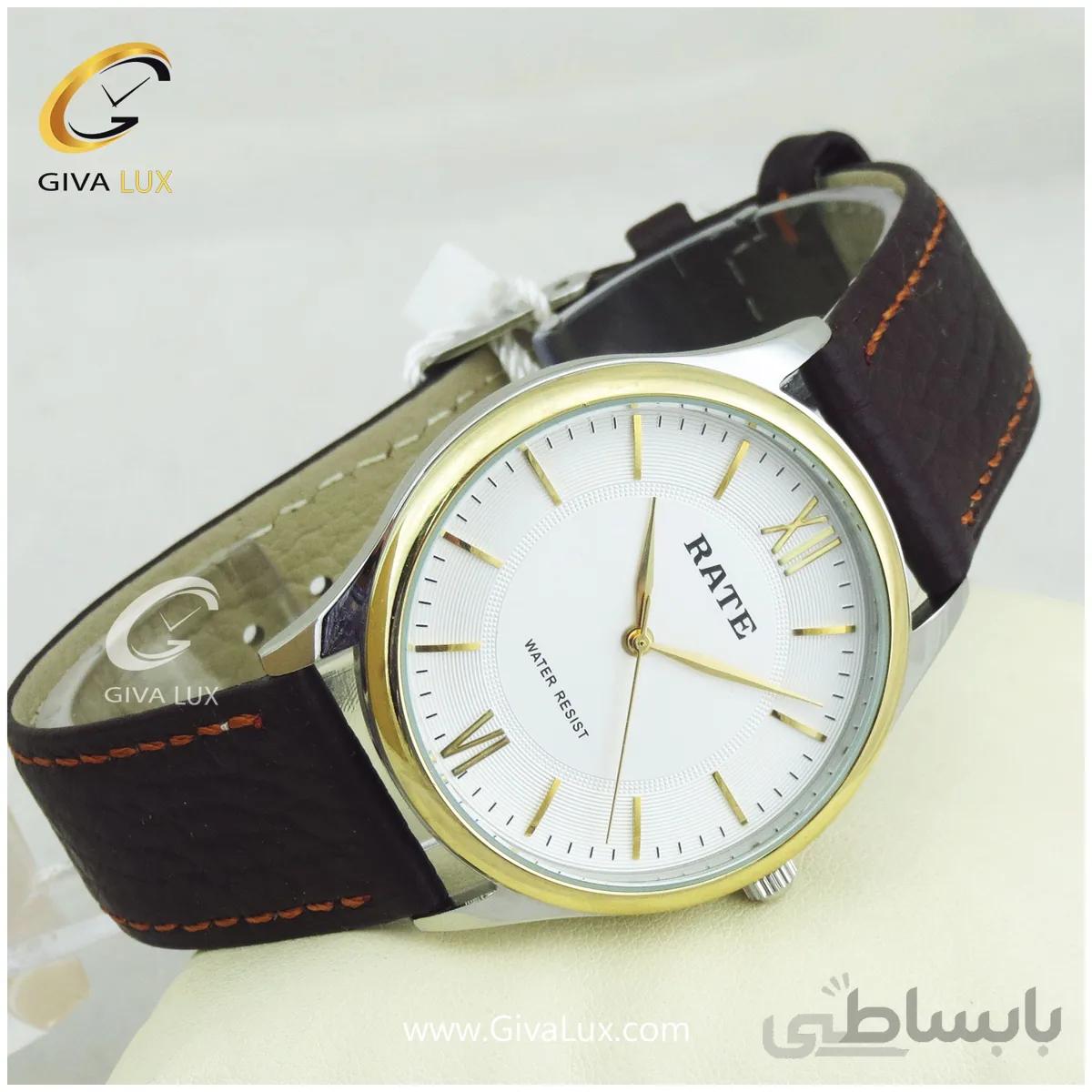 ساعت مچی مردانه بند چرمی رِیت RATE مدل T7120G