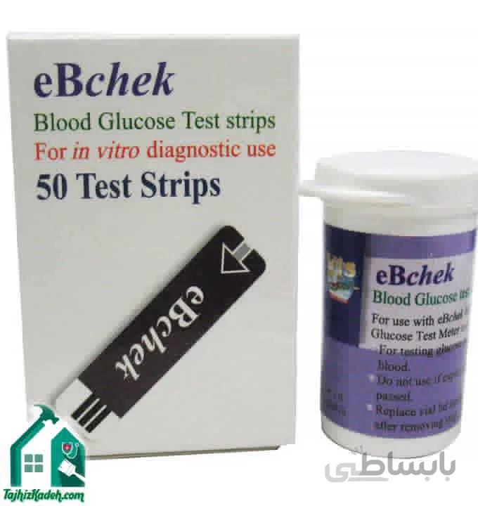 نوار تست قند خون ای بی چک ا EB chek- Test Strip