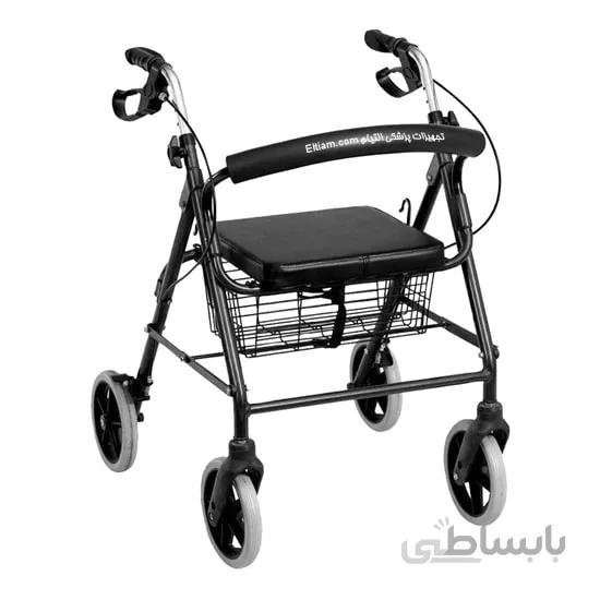 واکر رولیتور چهار چرخ همپا