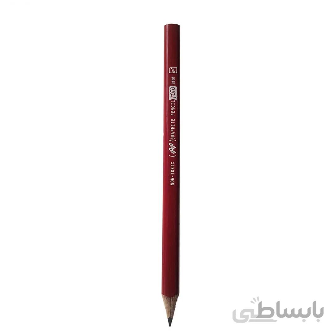 مداد مشکی توتو کد ۳۱۰۱ بسته ۱۲ عددی