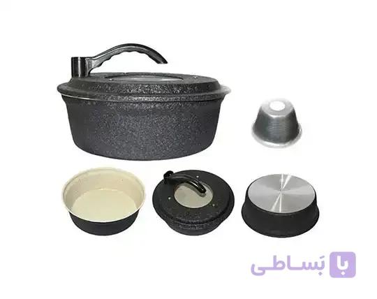 کیک پز برقی دوکاره گرانیتی