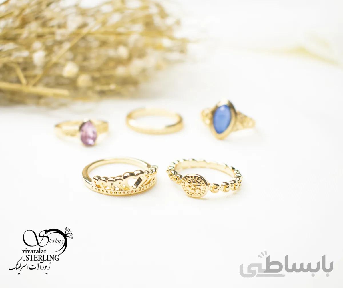 پک انگشتر زنانه کد 5598