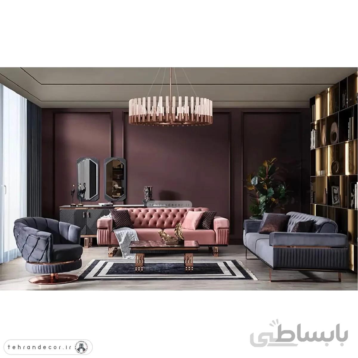 ست مبل راحتی هشت نفره سنتورین