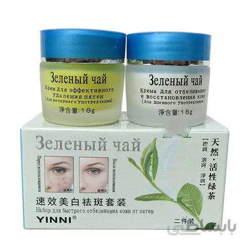 پک کرم دو قولوی ضد لک و جوش Yinniعصاره ی چای سبز