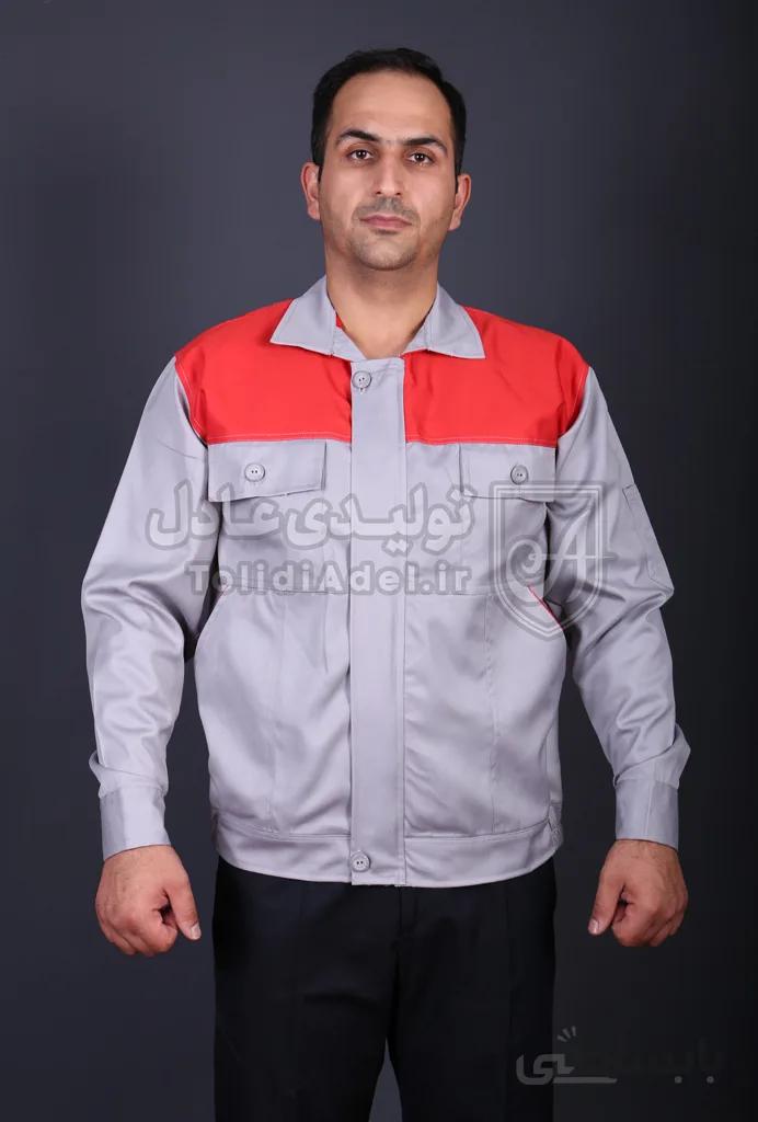 کاپشن کار عملیاتی کج راه چهار جیب پیلی دار مدل AL-204