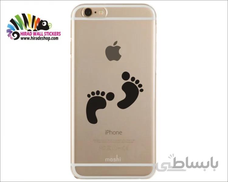 استیکر موبایل رد پا کد h2676