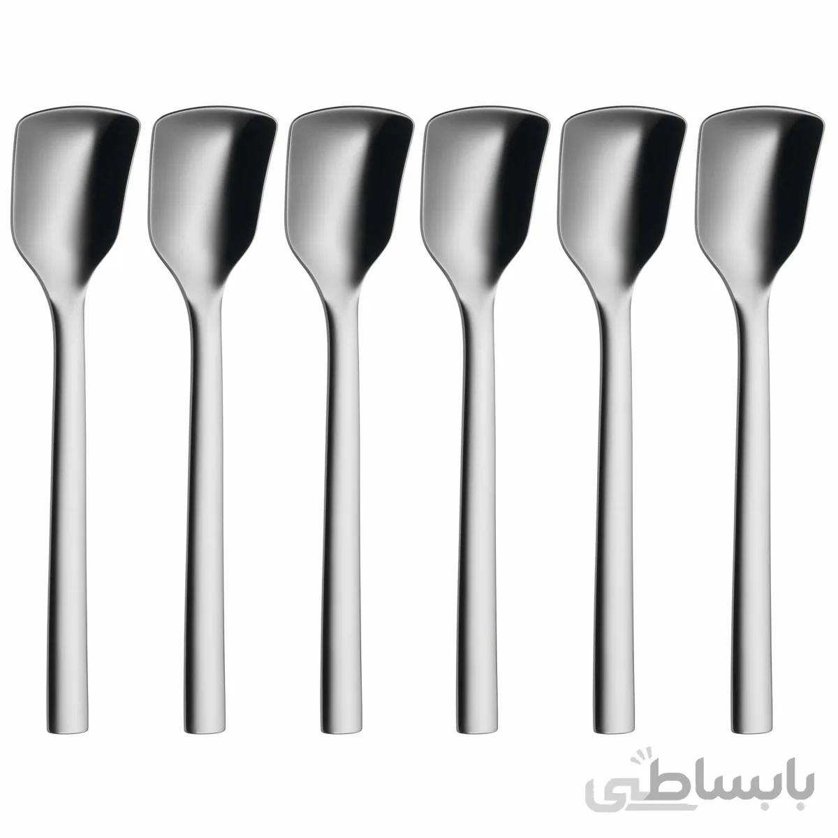 قاشق بستنی خوری 6 پارچه دبلیو ام اف مدل WMF Ice cream spoon NUOVA