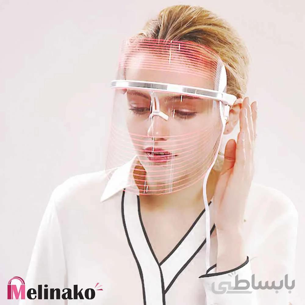 ماسک صورت نور درمانی با نور LED با فناوری جدید میکروجریان