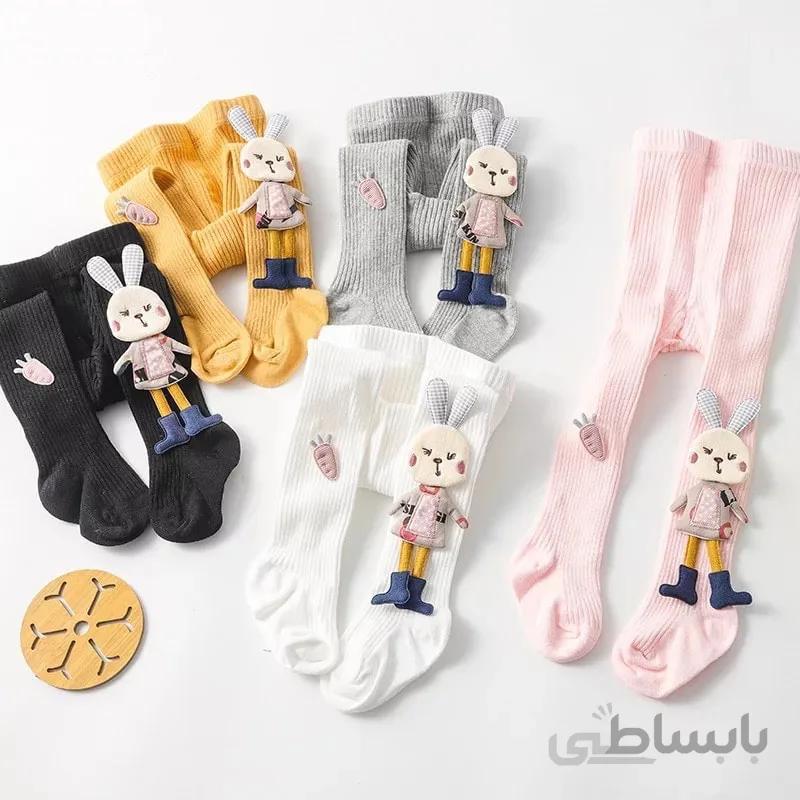 جوراب شلواری عروسکی خرگوش کوچولو