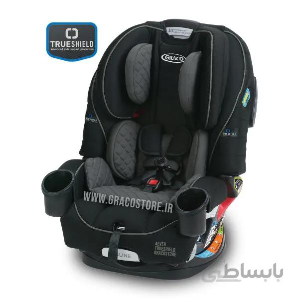 صندلی ماشین گراکو مدل 4Ever TrueShield Ion ا Graco 4Ever 4in1 Car Seat featuring TrueShield Side Impact Technology - Ion