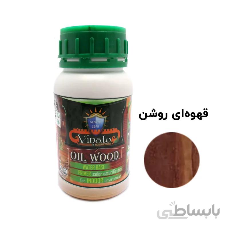 روغن چوب قهوه ای روشن ویناتو کد 300