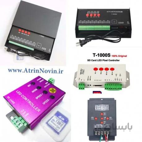 کنترلر T8000-AC کنترلر T8000A-TTL کنترلر T1000S کنترلر T500 کنترلر Pixel LED T1000S Violetکار با نرم افزار LEd Editor