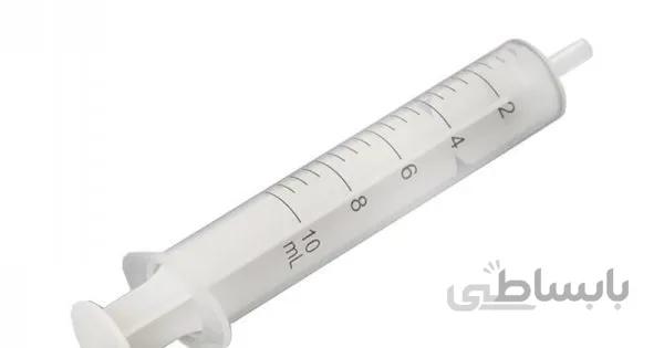 سرنگ ۱۰ سی سی لوئر اسلیپ با سرسوزن ۲۱ سوپا دو تیکه