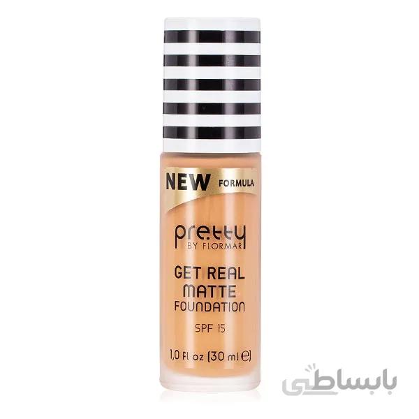 کرم پودر پرتی فلورمار (Pretty By Flormar Get Real Matte Foundation)