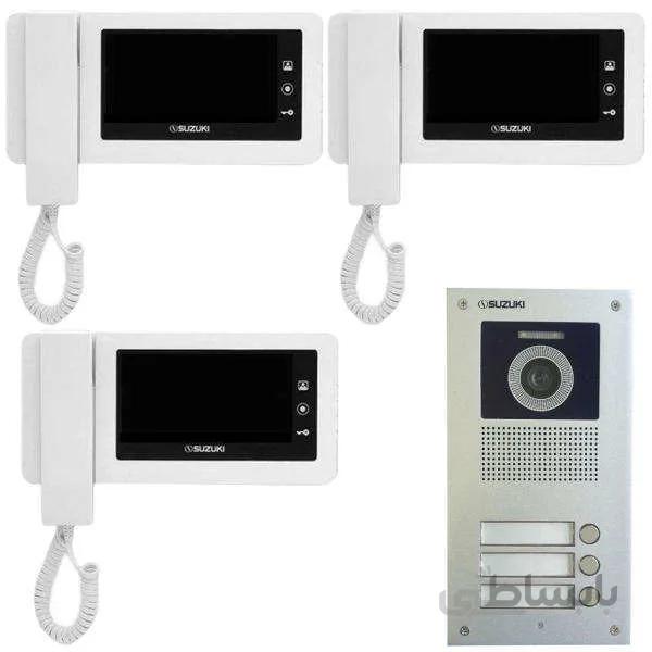آیفون تصویری سوزوکی مدل 415i-3v-c مجموعه 4 عددی