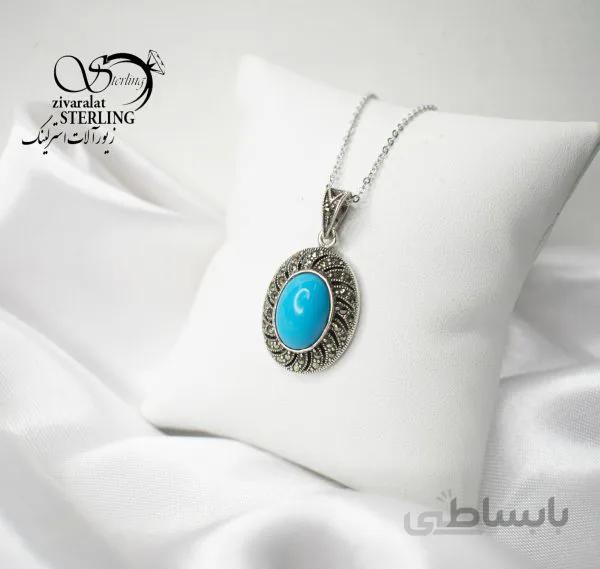گردنبند نقره زنانه کد 180572