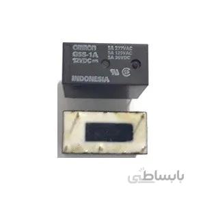 رله 12V تک کنتاکت 5 پایه کد G5S-1A