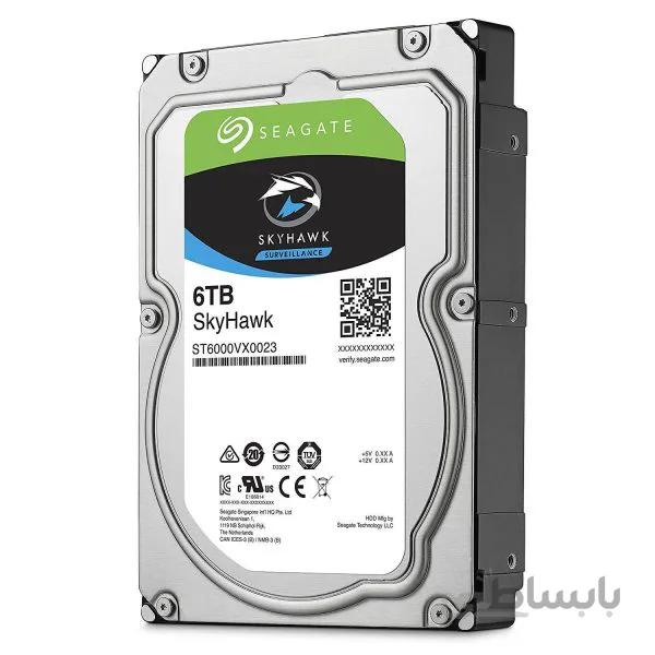 هارد دیسک اینترنال سیگیت اسکای هاوک 6 ترابایت ا Internal Hard Drive Seagate SkyHawk 6TB