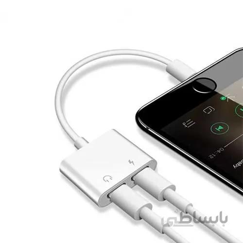 تبدیل و شارژر 1 به 2 ایفون مدل xhanz hd a802